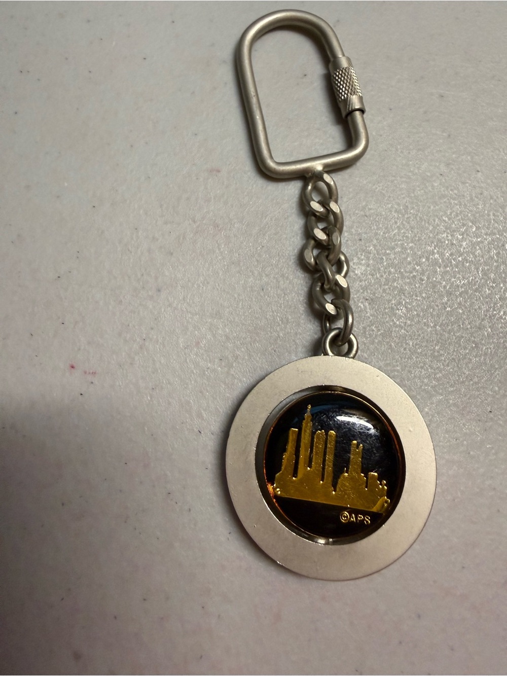 Atlanta skyline swivel key ring